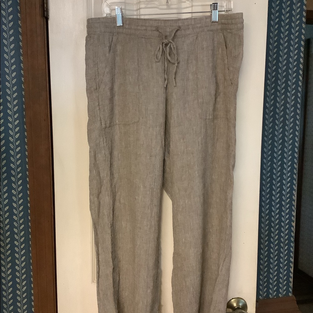 J. Jill Wide Leg Pants - Light Brown